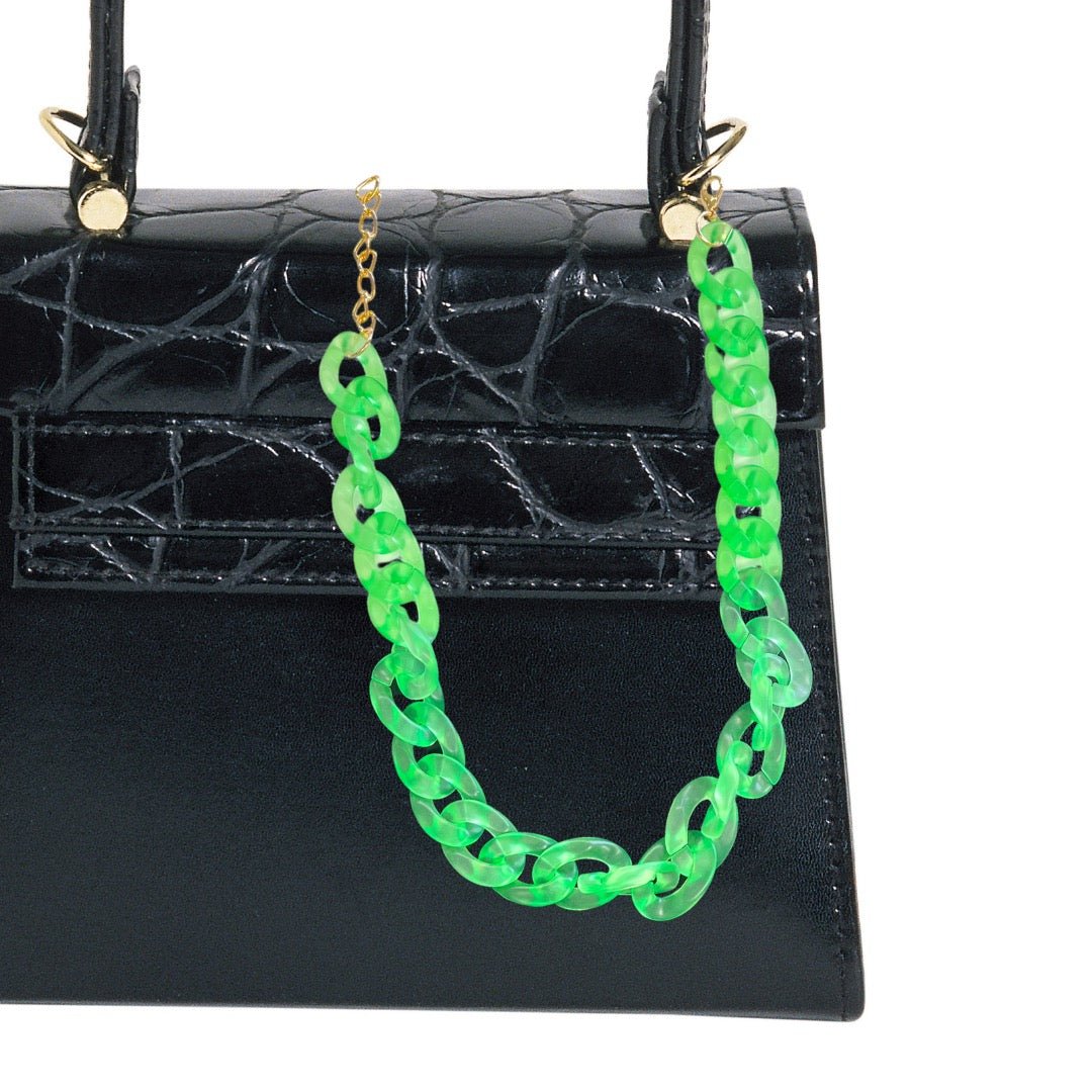 Frosted Fluorescent Acrylic Chain 21" | Bag Chain | Phone Chain -